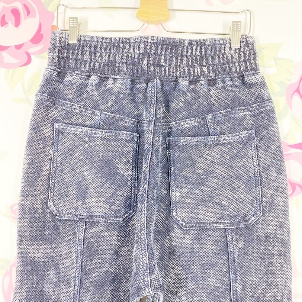 NEW Free People Arcadia Honeycomb Harem Dark Wash Pants S - Picture 12 of 15